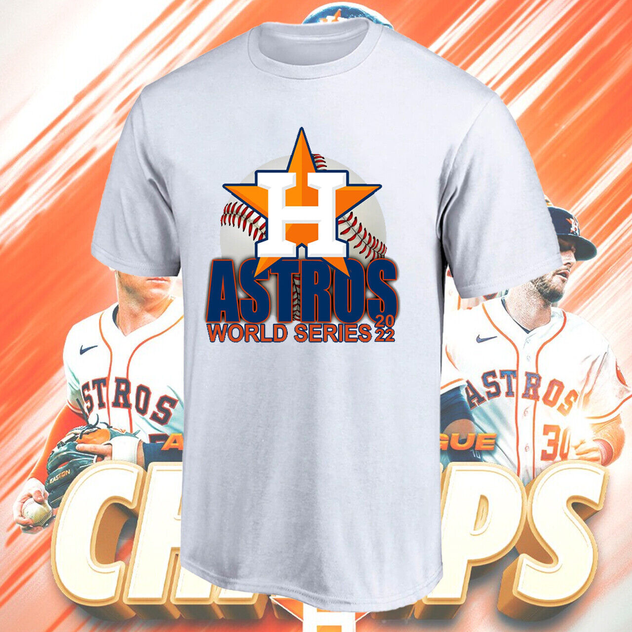 Houston Astros 2022 Finals Baseball Team Champs Unisex T-shirt S-5xl Full Size Up To 5xl